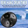 Download track Reiki Timer - 26 X 1 Min Hang Drum With Relaxation Sea Background