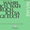 Download track 01. Kantate Zu Rogate - Wahrlich, Wahrlich, Ich Sage Euch, BWV 86 I. Wahrlich, Wahrl
