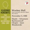 Download track Opening Applause To Horowitz Recital Of November 3, 1968