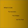 Download track What's It Like (The Samaritan, The Prodigal, And The Thief) (Instrumental)