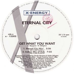 Download track Get What You Want (Eternal City Mix) Eternal City