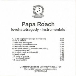 Download track M-80 (Explosive Energy Movement) (Instrumental) Papa Roach, ΟΡΓΑΝΙΚΟ