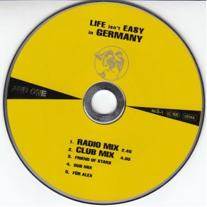 Download track Life Isn'T Easy In Germany (Radio Version) And One