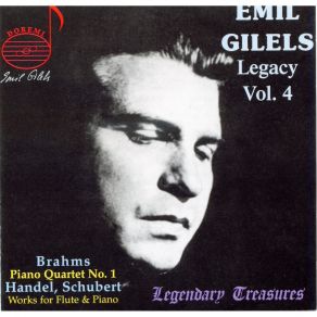 Download track BRAHMS - Quartet For Piano And Strings In G Minor, No. 1 Op. 25 Emil Gilels, Beethoven Quartet (USSR), Alexander Korneyev