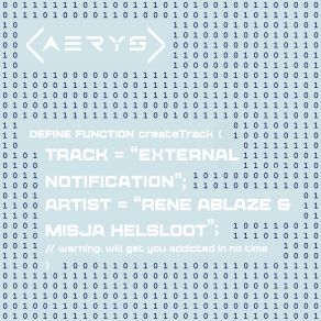 Download track External Notification (Extended Mix) Misja Helsloot, Rene Ablaze