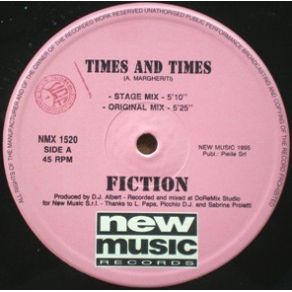 Download track Times And Times (Radio Edit) Fiction