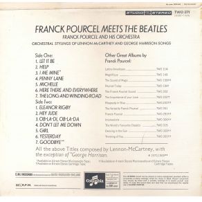 Download track Penny Lane Franck Pourcel, Cuban Orchestra