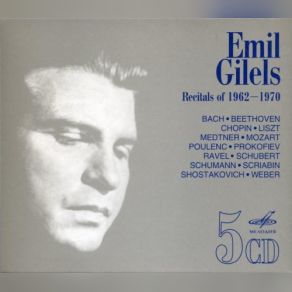 Download track Weber - Piano Sonata No. 2, Op. 39 - II. Andante Emil GilelsWeber