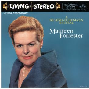 Download track Frauenliebe Und -Leben, Op. 42 - Nun Hast Du Mir Den Ersten Schmerz Getan Maureen Forrester