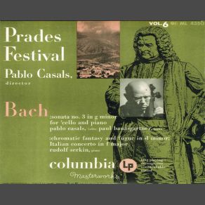 Download track 8. Italian Concerto In F Major, BWV 971 - 3. Presto Rudolf Serkin, Pablo Casals, Paul Baumgartner