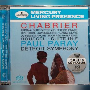 Download track Chabrier: SUITE PASTORALE: 3. Sous Bois Detroit Symphony Orchestra, Paul Paray