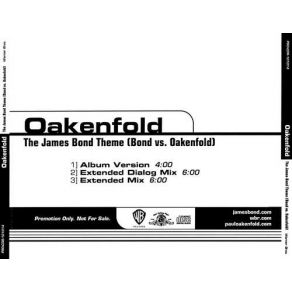 Download track The James Bond Theme (Album Version) Paul Oakenfold, Bond