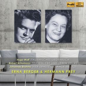 Download track Italienisches Liederbuch: No. 13, Hoffärtig Seid Ihr, Schönes Kind Hermann Prey, Erna Berger