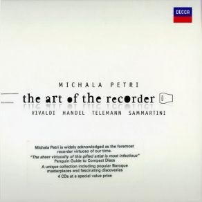 Download track Recorder Concerto In G Major Op. 17 No. 5 - III. Allegro Michala Petri