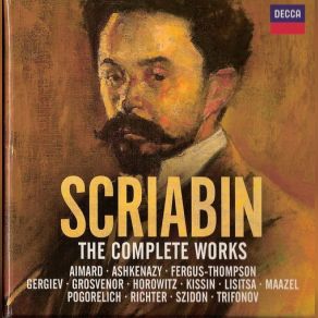 Download track Piano Sonata No. 1 In F Minor, Op. 6 - II. Adagio = 40 Alexander ScriabineVladimir Ashkenazy