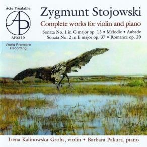 Download track 06. Sonata No. 2 In E Major, Op. 37 - III. Arietta Zygmunt Stojowski