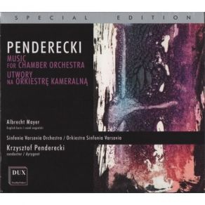 Download track 11. Sinfonietta For Strings Orchestration Of String Trio 1992 - 1. Allegro Molto Krzysztof Penderecki