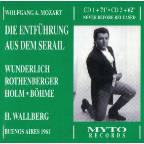 Download track DRITTER AUFZUG. Wenn Der Freude Tränen Fließen (Belmonte) Heinz Wallberg