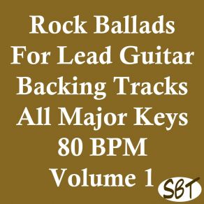 Download track Rock Ballad In Eb Major For Lead Guitar Backing Track 80 BPM, Vol. 1 Sydney Backing Tracks