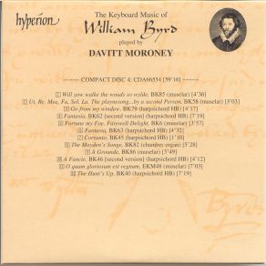 Download track The Hunts Up BK40 Harpsichord HB Davitt Moroney