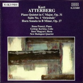 Download track Suite No. 1 Orientale – II. Dans. Andante – Vivace – Allegro Ilona Prunyi, Gyorgy Kertesz, Imre Magyari, New Budapest Quartet