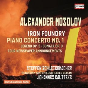 Download track Piano Concerto No. 1, Op. 14 - I. Andante Lugubre (Lento) Alexander Mossolov