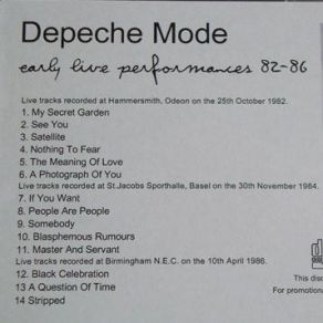 Download track Stripped (Live 1986) Depeche Mode