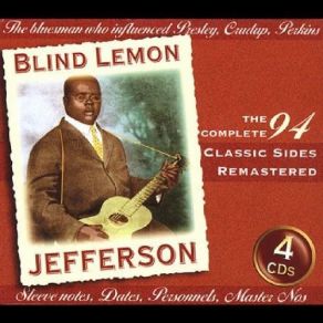 Download track Weary Dogs Blues Blind Lemon Jefferson