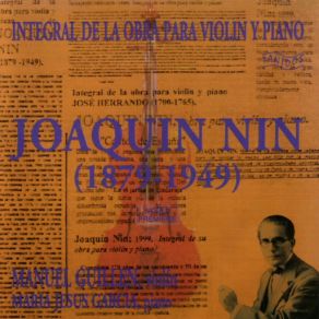 Download track Cantos De España Para Violín Y Piano: Saeta Manuel Guillen