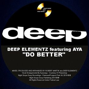 Download track Do Better (Underground Instrumental Mix) Aya