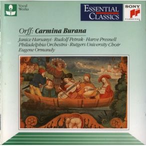 Download track Carmina Burana: III. Cour D'Amours: In Trutina Eugene OrmandyGundula, Harve Presnell, Janice Harsanyi