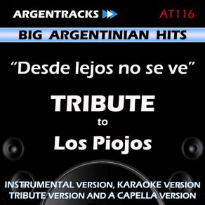 Download track Desde Lejos No Se Ve (In The Style Of Los Piojos) [Tribute Version] Argentracks