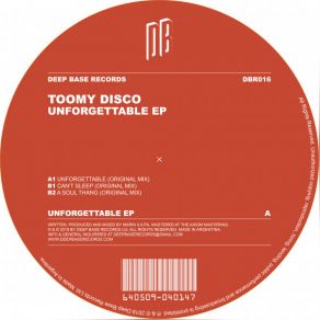 Download track Unforgettable (Original Mix) Toomy Disco