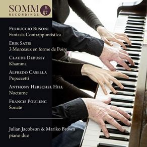 Download track 17. Sonata For Piano 4 Hands, FP 8 II. Rustique Julian Jacobson, Mariko Brown