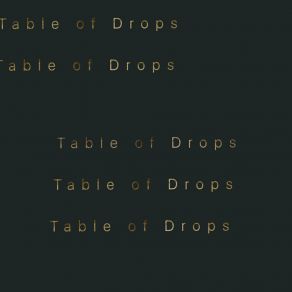 Download track Four Table Of Drops