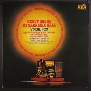 Download track Heavy Organ At Carnegie Hall (CD4 To DVDA-V) [65797] 5. Lf-Rf 2496000 + Ls-Rs 2496000 Virgil Fox