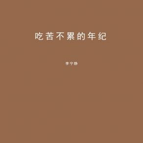 Download track 吃苦不累的年纪 李宁静