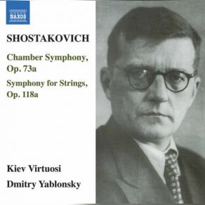 Download track Chamber Symphony In F Major, Op. 73a (Arr. R. Barshai): V. Moderato Dmitry Yablonsky, Kyiv Virtuosi