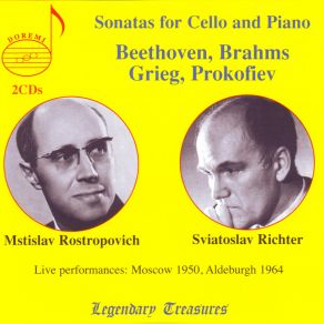 Download track Prokofiev - Cello Sonata In C Op. 119 - I. Andante Grave Sviatoslav Richter, Mstislav Rostropovich