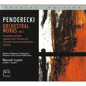 Download track 4. Anaklasis For String Orchestra Percussion Krzysztof Penderecki