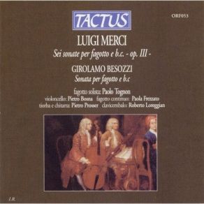 Download track 16. Sonata No. 4 In G Minor - IV. Presto Minuetto D. C. Luigi Merci