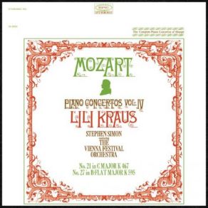 Download track Concerto No. 27 In B-Flat Major For Piano And Orchestra, K. 595: II. Larghetto Vienna Festival Orchestra, Lili Kraus, Stephen Simon