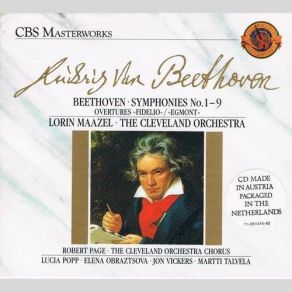 Download track Symphony 4 B Op 60  II. Adagio Ludwig Van Beethoven, Lorin Maazel, The Cleveland Orchestra