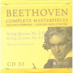 Download track String Quartet No. 2 Op. 18 No. 2 In G Major - I. Allegro Ludwig Van Beethoven