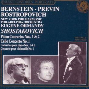 Download track Piano Concerto No. 1, Op. 35 - II. Lento - III. Moderato - IV. Allegro Con Brio Mstislav Rostropovich, André Previn, Leonard Bernstein, Dmitri'Shostakovich