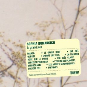 Download track Une Idée Fixe Sophia Domancich