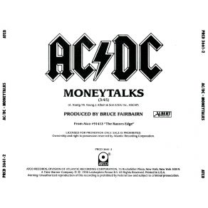 Download track Money Talks AC / DC