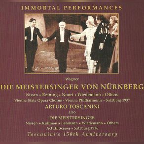 Download track Der Meister Tön' Und Weisen Arturo Toscanini, Wiener Philarmoniker