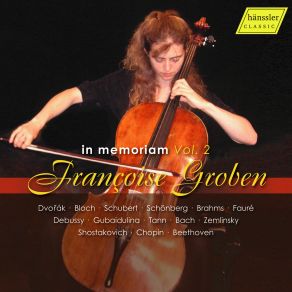 Download track Auf Dem Wasser Zu Singen, Op. 72, D. 774 (Arr. For Cello & Piano By Françoise Groben & Noriko Ogawa) [Remastered 2024] (Live) Françoise GrobenNoriko Ogawa