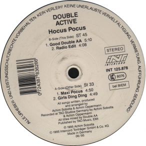 Download track Hocus Pocus (Maxi Pocus) Double Active